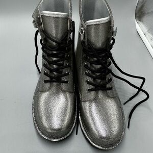 MK Michael Kors Tavie Combat Rain Boots 8